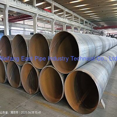 ASTM A53 / A252 / A500 Spiral Metal Pipe Sawh Welding 5.8/6/11.8/12m