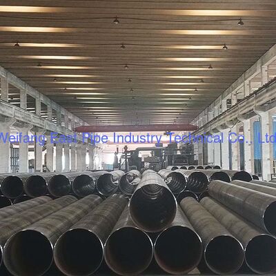 6m-12m API 5L Sawh Steel Pipe Spiral Steel Pipe Steel Piles 5-25.4mm Thick