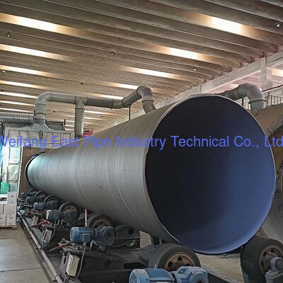 DN200-DN3500 Water Line Pipe Anticorrosive Engineered Steel Water Pipe Spiral Pit Pipe
