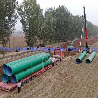 External FBE PIPE FBE Coating Pipe Thickness 400-600 Microns For Natural Gas Petroleum Pipe Systems