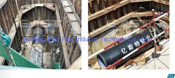 Large Diameter Steel Jacking Pipe & Bored Pipe Spiral Sawh Steel Pipe