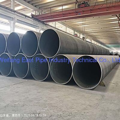 ASTM A53 / A252 / A500 Spiral Metal Pipe Sawh Welding 5.8/6/11.8/12m