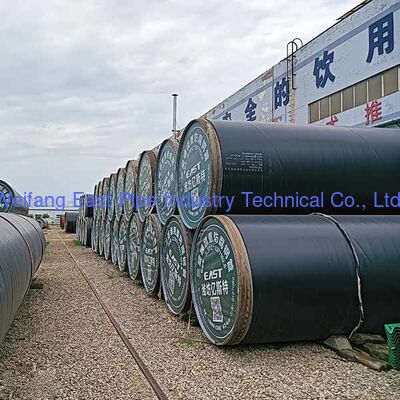 Anticorrosive Water Line 3 Lpe Coating Sawh Steel Pipe 6-12 Meters Long