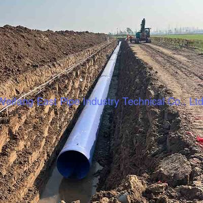 DN200-DN3500 Water Line Pipe Anticorrosive Engineered Steel Water Pipe Spiral Pit Pipe