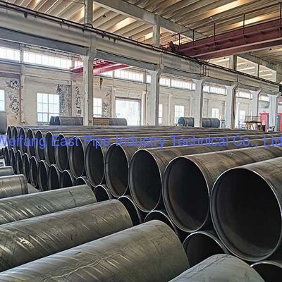 219mm-3600mm Spiral Seam Welded Pipe For Oil Gas Water Delivery