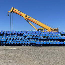 325mm OD 6mm 3lpe Coated Pipe For Water Supply Fbe Lined Pipe